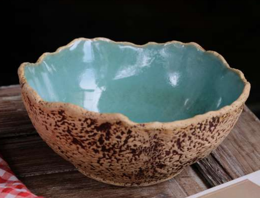 Turquoise Coral Bowl