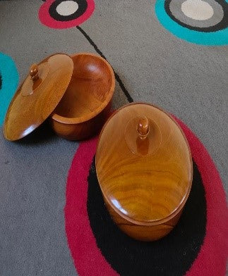 Wooden Bowl With Cover